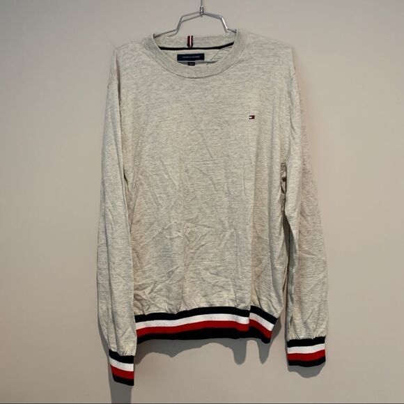 New Tommy Hilfiger Men long sleeve sweater size large - Picture 2 of 8